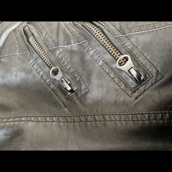 Silence + Noise Vegan Leather Jacket - Picture 6 of 6